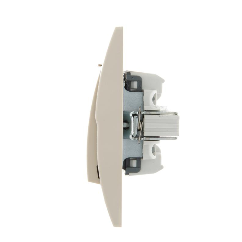 Выключатель 3-кл. СП Дери 10А крем. LEZARD 702-0303-109