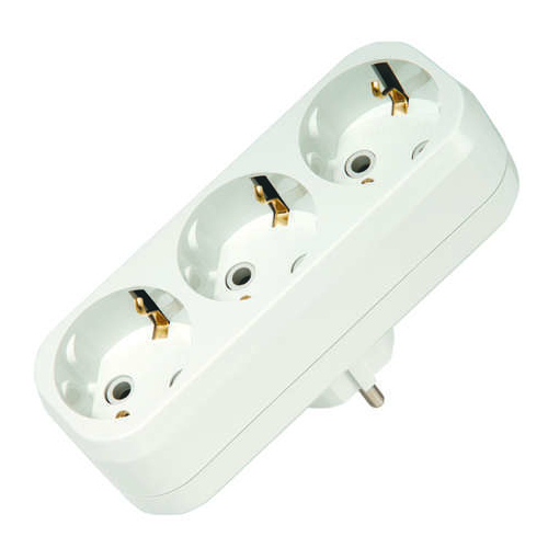 Разветвитель 3-м с заземл. Makel 10033 Разветвитель 3-м с заземл. Makel 10033