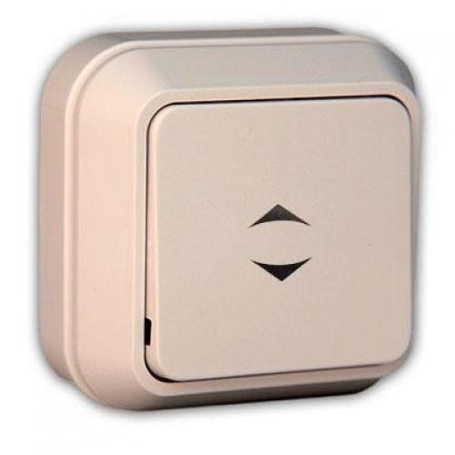 Выключатель проходной 1-кл. ОП 10А IP20 крем. Makel 45205