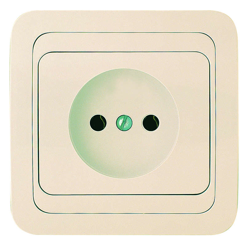 Розетка 1-м СП Mimoza 16А IP20 без заземл. крем./крем. Makel 25002 Розетка 1-м СП Mimoza 16А IP20 без заземл. крем./крем. Makel 25002