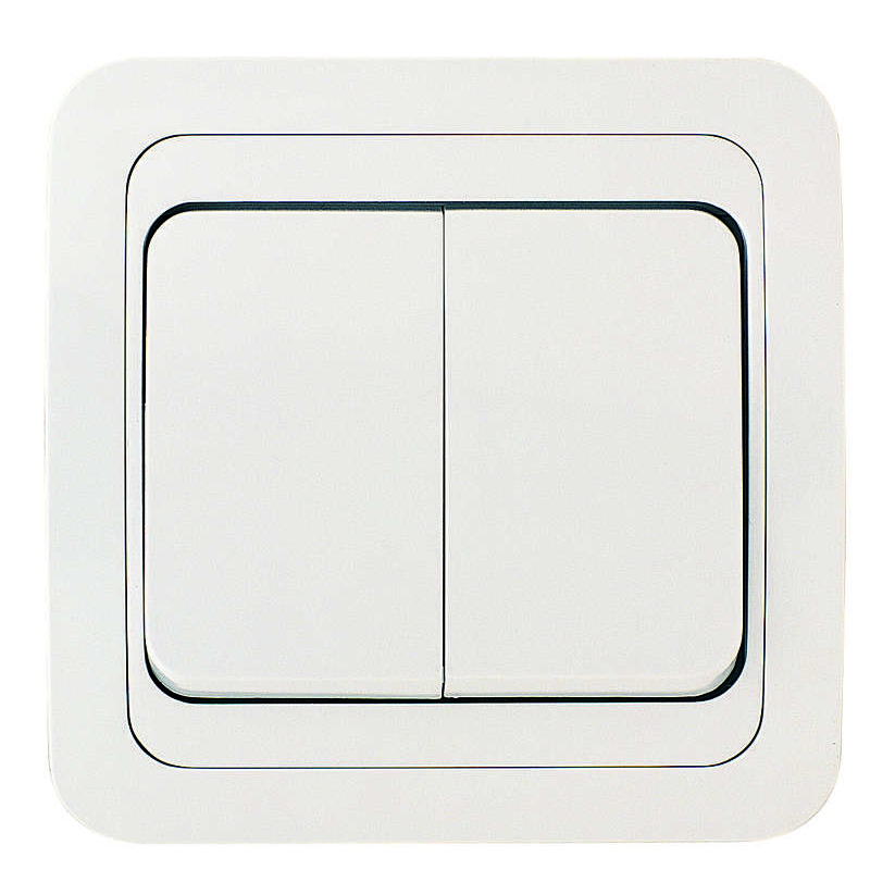 Выключатель 2-кл. СП Mimoza 10А IP20 бел./бел. Makel 12003 Выключатель 2-кл. СП Mimoza 10А IP20 бел./бел. Makel 12003