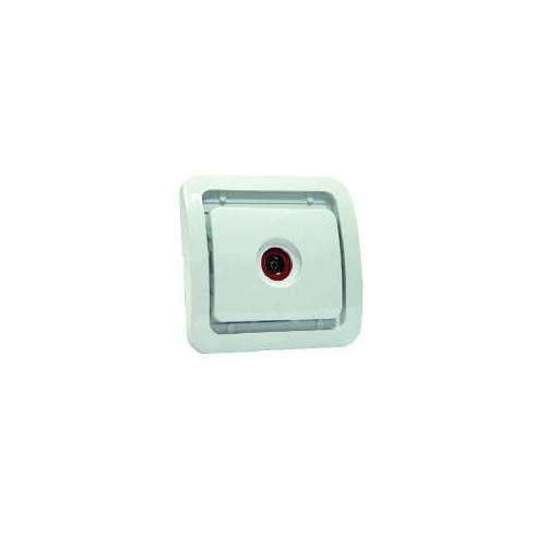 Розетка TV 1-м СП Mimoza без вставки бел. Makel 22007