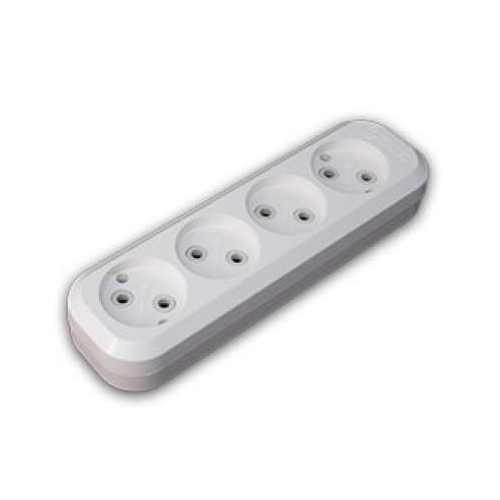 Колодка удлинителя 4-м без заземл. Makel MGP 141