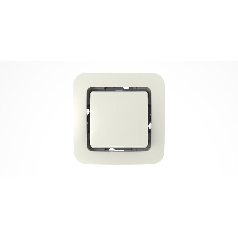 Выключатель 1-кл. СП Lillium 10А IP20 без вставки бел. Makel 71001