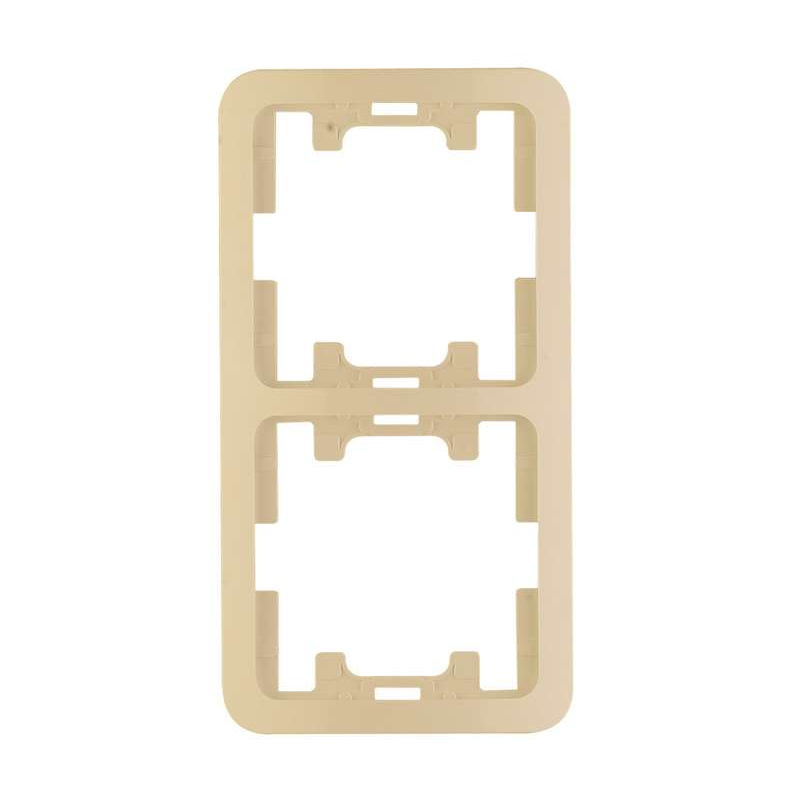 Рамка 2-м Mimoza верт. крем Makel 32032