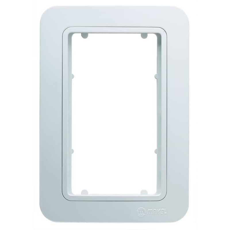 Рамка+вставка для 2-м розетки Lillium бел. 18002710