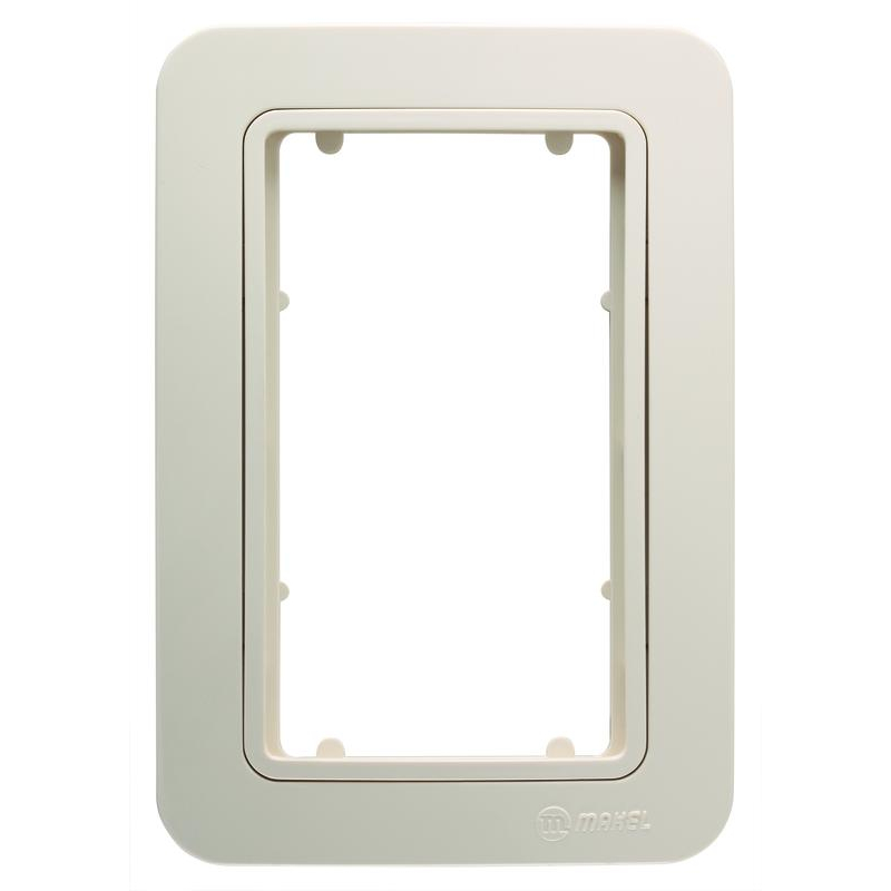 Рамка+вставка для 2-м розетки Lillium крем. 18012710