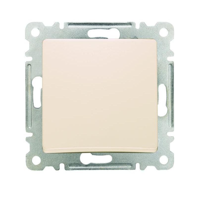 Механизм выключателя 1-кл. СП Lillium IP20 крем. Makel 30010001