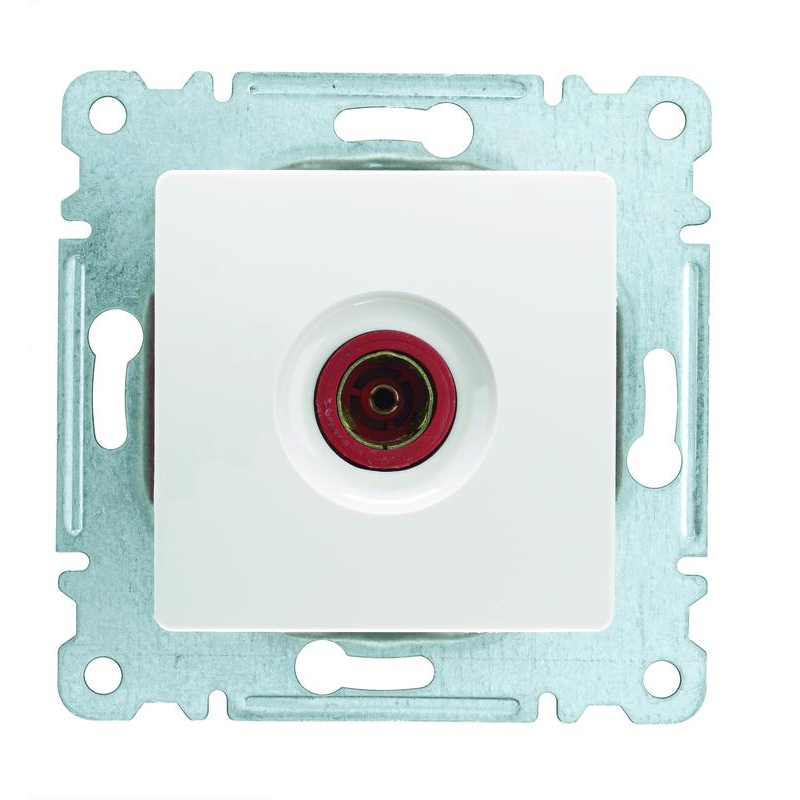 Механизм розетки TV Lillium прох. бел. 12db 30001007