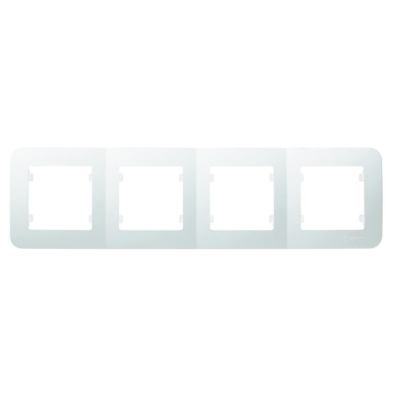 Рамка 4-м Lillium N бел. MAKEL 55039