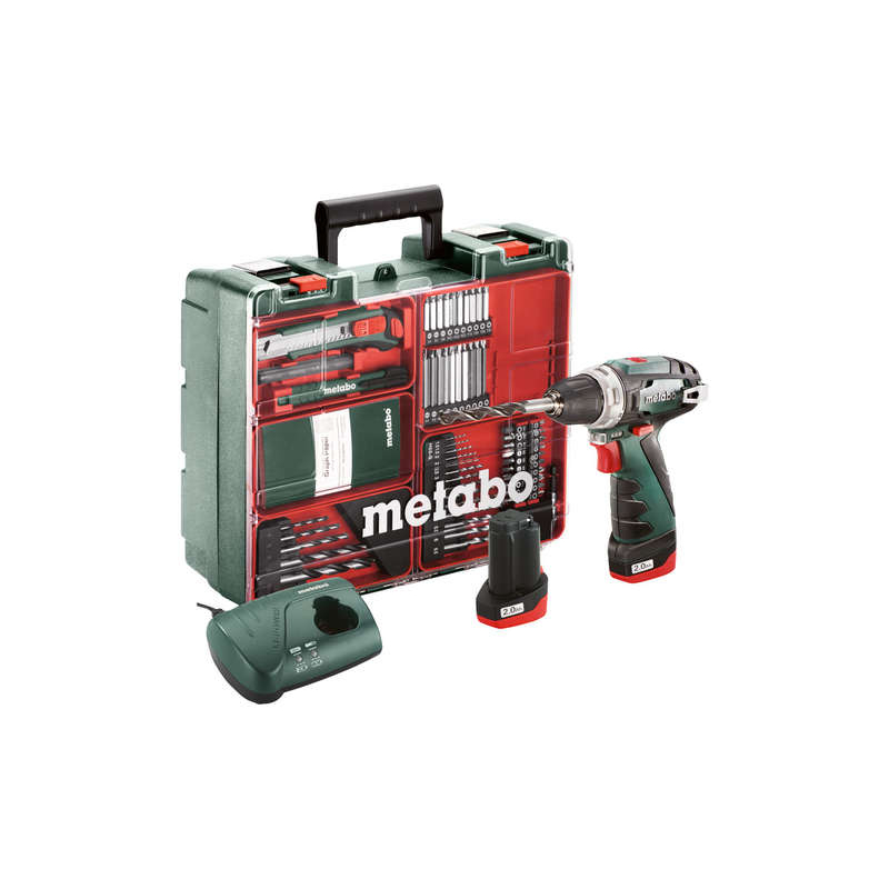 Винтоверт аккумуляторный PowerMaxx BS Basic Set 2х2.0Ач с наб.осн Metabo 600080880