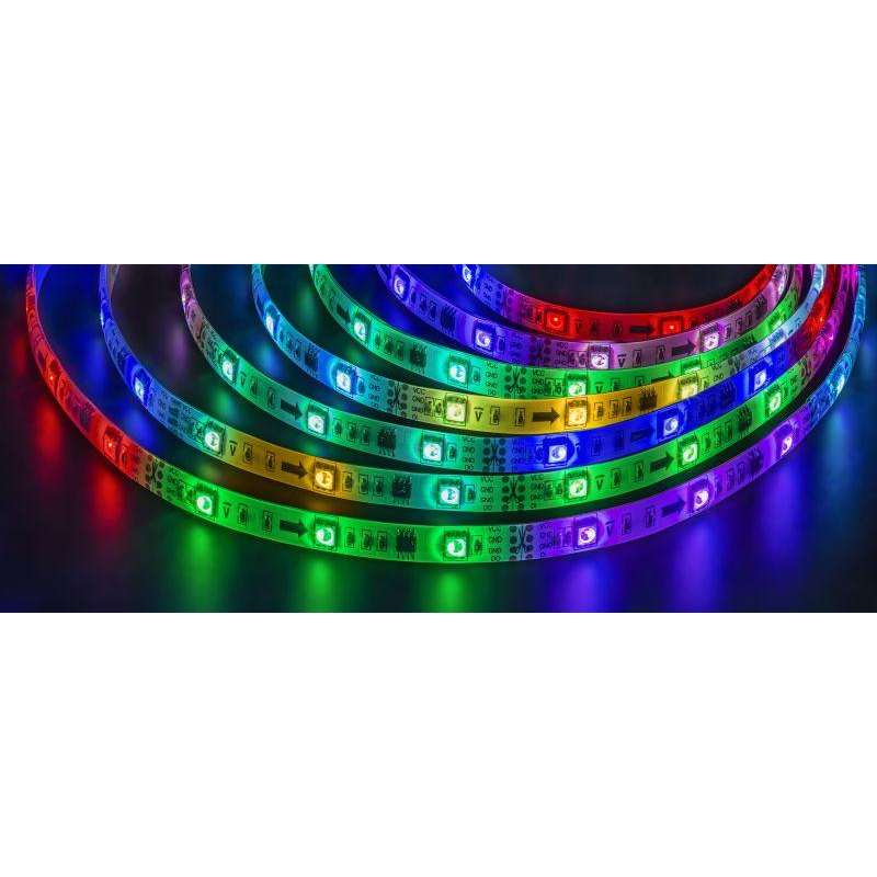 Лента светодиодная 71 834 NLS-5050RGBM30-5-IP65-12V 5Вт/м "Бегущая волна" (уп.5м) Navigator 71834