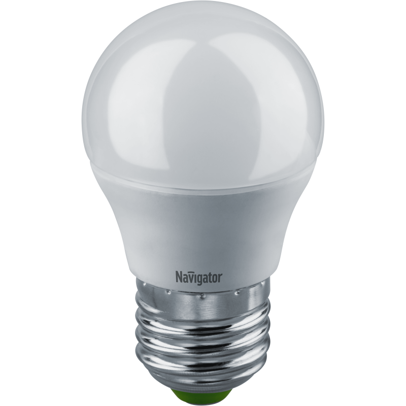Лампа светодиодная 94 377 NLL-G45-5-230-2.7K-E27-DIMM 7Вт шар 2700К тепл. бел. E27 350лм 170-260В диммир. Navigator 94377