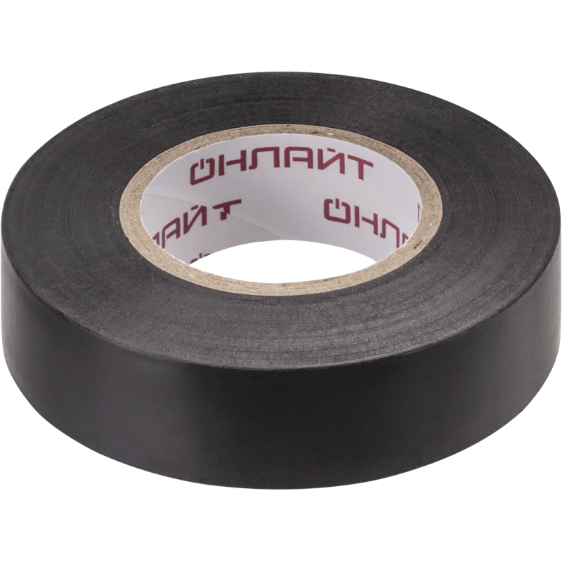 Изолента ПВХ 19мм (рул.20м) OIT-B19-20/BL черн. ОНЛАЙТ 71690