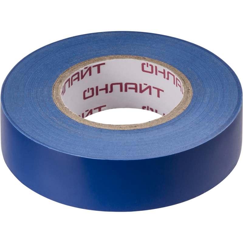 Изолента ПВХ 19мм (рул.20м) OIT-B19-20/B син. ОНЛАЙТ 71691