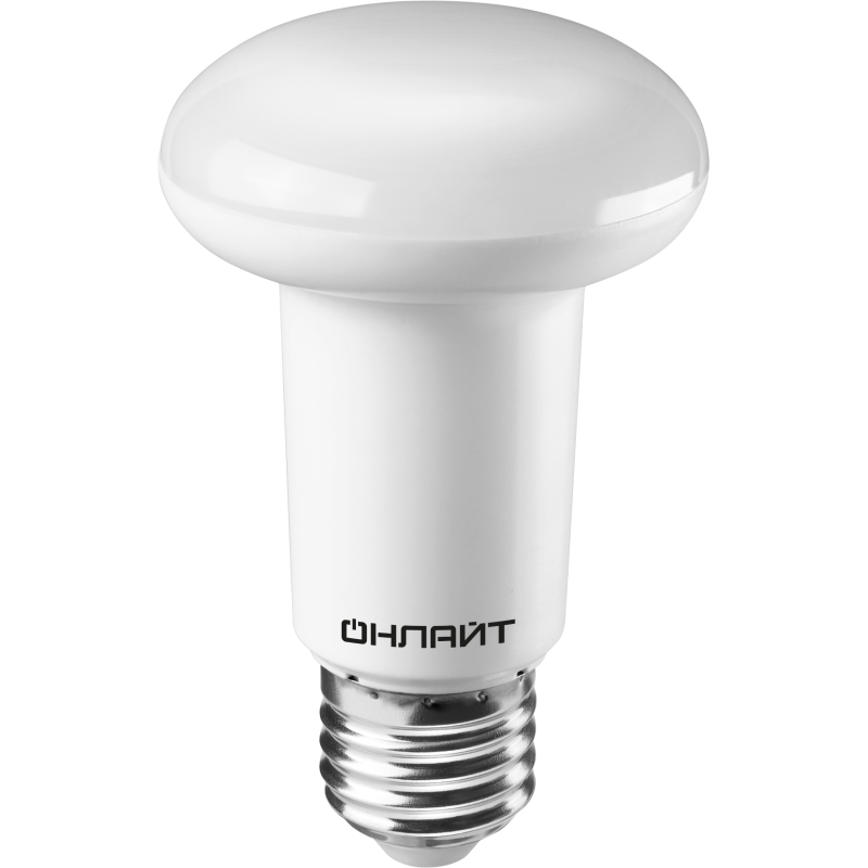 Лампа светодиодная 61 143 OLL-R63-8-230-6.5K-E27 8Вт ОНЛАЙТ 61143