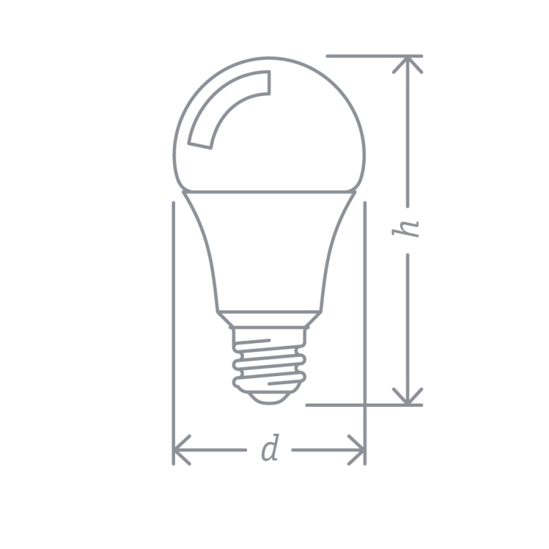 Лампа светодиодная 61 478 NLL-A60-12-24/48-4K-E27 (низковольтная) Navigator 61478