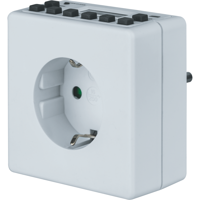 Таймер 61 556 NTR-E-S02-WH розет. электрон. Navigator 61556