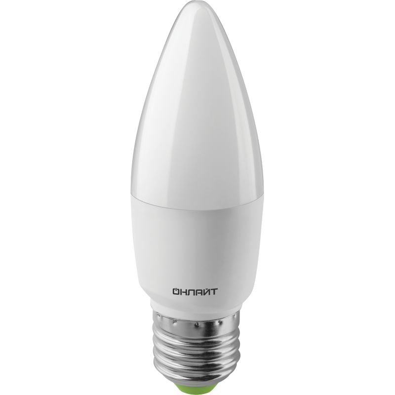 Лампа светодиодная 61 959 OLL-C37-10-230-2.7K-E27-FR 10Вт ОНЛАЙТ 61959