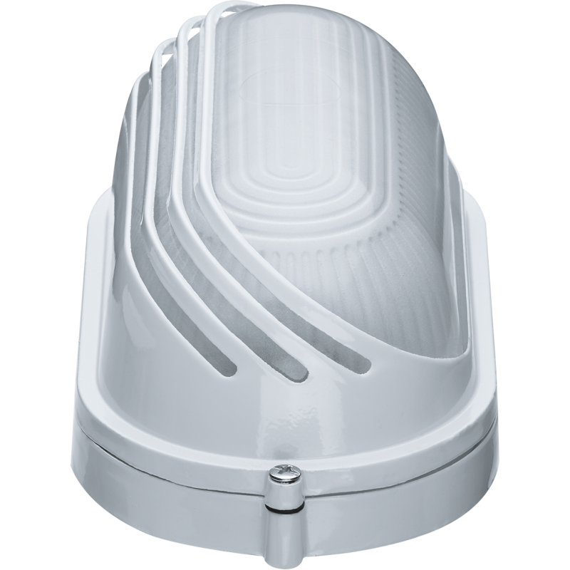 Светильник ЛОН 94 816 NBL-O3-60-E27/WH 1х60Вт E27 IP54 (аналог НПБ 1407 бел. овал ресн. 60Вт) Navigator 94816