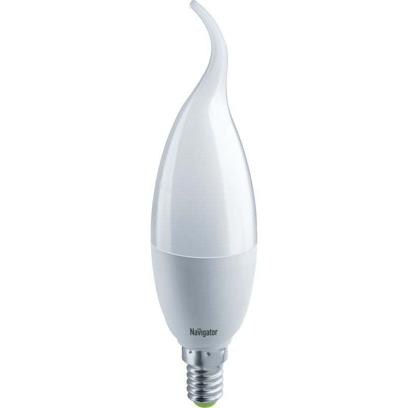 Лампа светодиодная 94 496 NLL-P-FC37-5-230-2.7K-E14-FR 5Вт свеча на ветру 2700К тепл. бел. E14 375лм 220-240В Navigator 94496