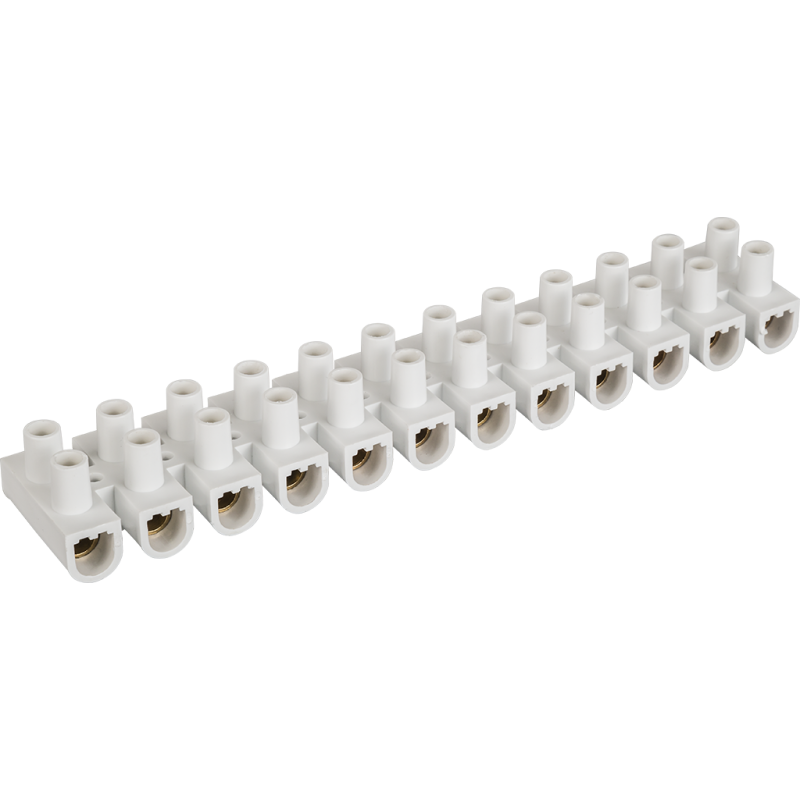 Колодка клеммная 2.5х10кв.мм 12пар NTB-UPP-S12-10/WH полипропилен бел. (уп.10шт) Navigator 71328