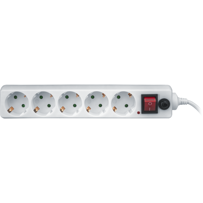 Удлинитель с сетевым фильтром 5х5м с заземл. 10А IP20 71 863 NSP-05-500-ESC-3х0.75 Navigator 71863