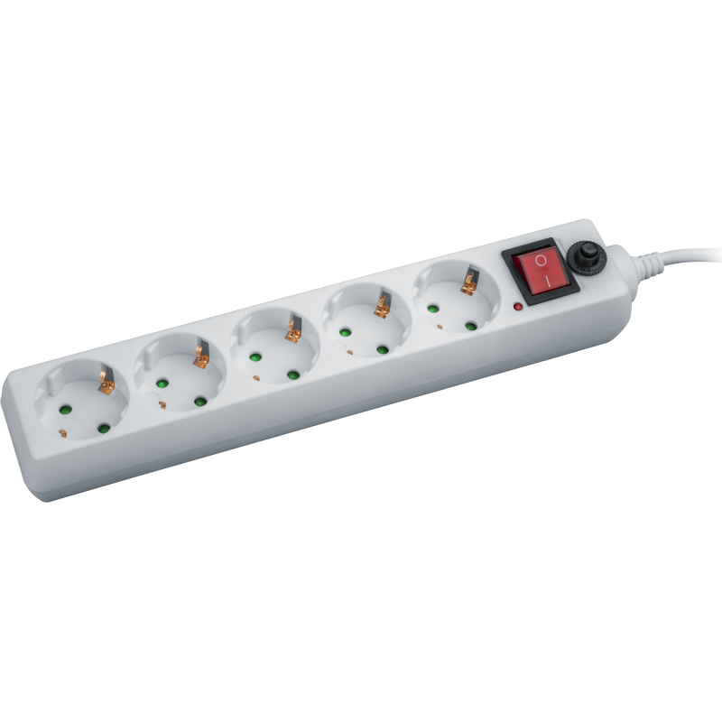 Удлинитель с сетевым фильтром 5х5м с заземл. 10А IP20 71 863 NSP-05-500-ESC-3х0.75 Navigator 71863