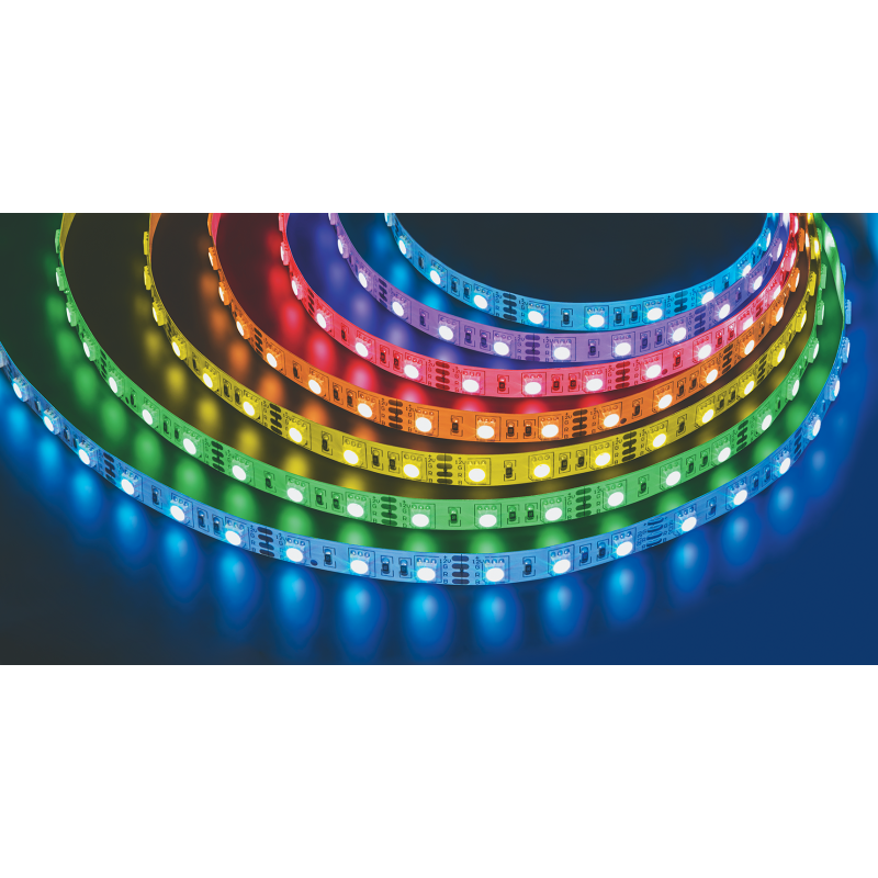 Лента светодиодная 71 247 NLS-3528RGB60-4.8-IP20-12V-R20 4.8Вт/м (уп.20м) Navigator 71247