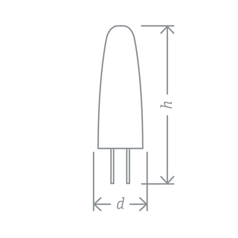 Лампа светодиодная 71 265 NLL-S-G4-2.5-12-3K 2.5Вт капсульная 3000К тепл. бел. G4 170лм 12В Navigator 71265
