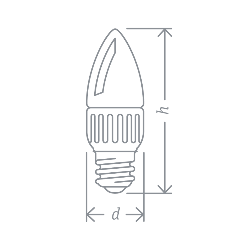 Лампа светодиодная 61 240 NLL-C37-7-230-6.5K-E14-FR Navigator 61240