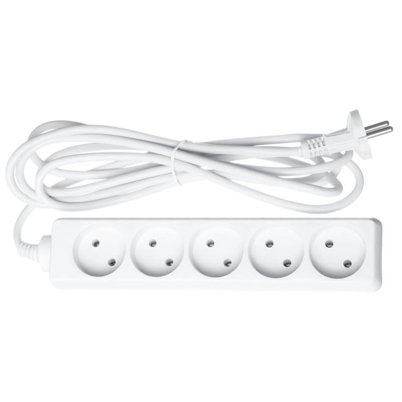 Удлинитель 5х5м без заземл. 61 312 NPE-S-05-500-X-2х1 Navigator 61312