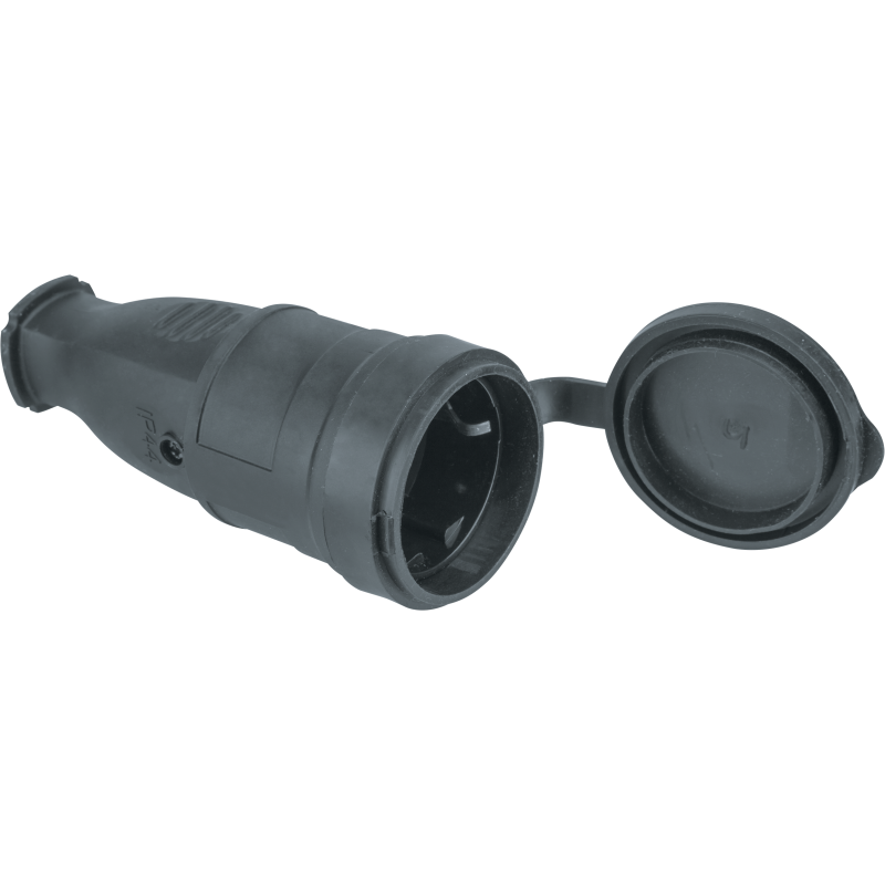 Розетка 61 369 NCA-SКR01-16A-E-IP44-BL переносная с заземл. черн. Navigator 61369