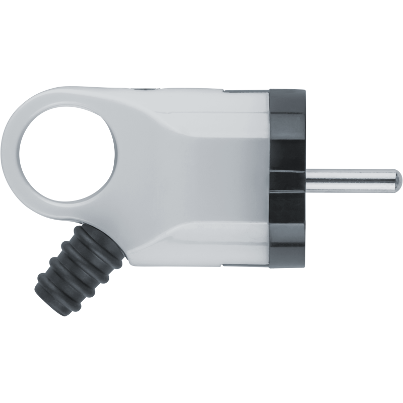 Вилка 61 361 NCA-PL03-16A-E-WH угловая с заземл. бел. Navigator 61361