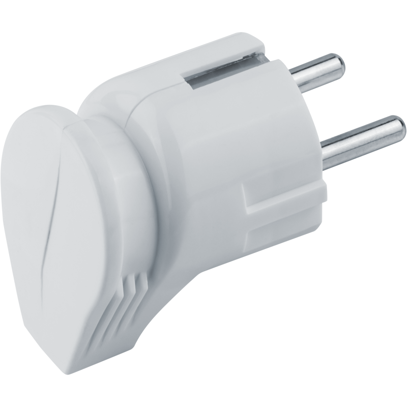 Вилка 61 362 NCA-PL04-16A-E-WH угловая с заземл. бел. Navigator 61362