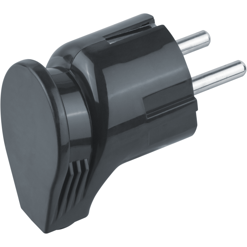 Вилка 61 363 NCA-PL04-16A-E-BL угловая с заземл. черн. Navigator 61363