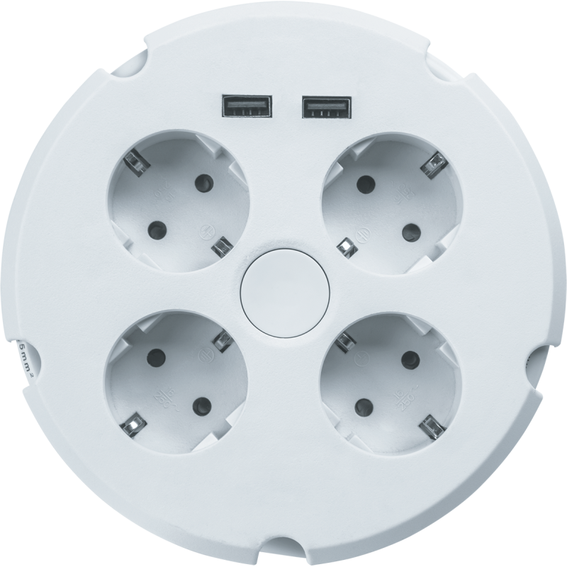 Удлинитель 61 456 NPE-USB02-04-150-ESC-3х1 1.5м USB2.1A Navigator 61456