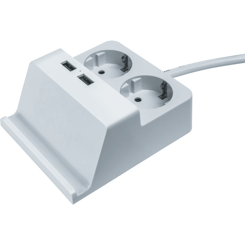 Удлинитель 61 457 NPE-USB03-02-150-E-3х1 1.5м USB2.1A Navigator 61457