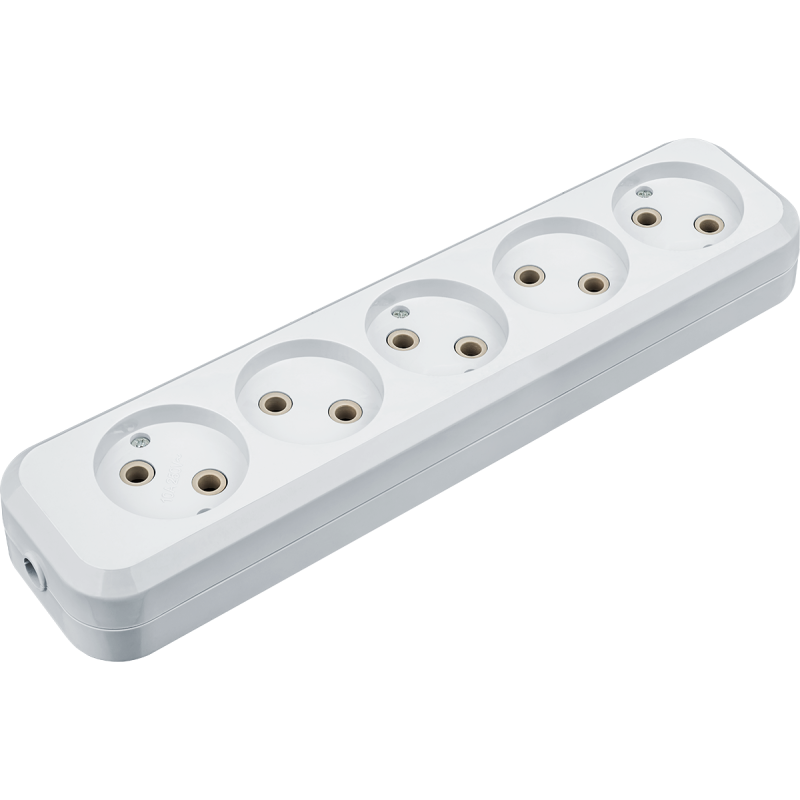 Колодка клеммная 61 589 NCA-BL01-05-х-WH 5гн без заземл. АБС пласт. Navigator 61589