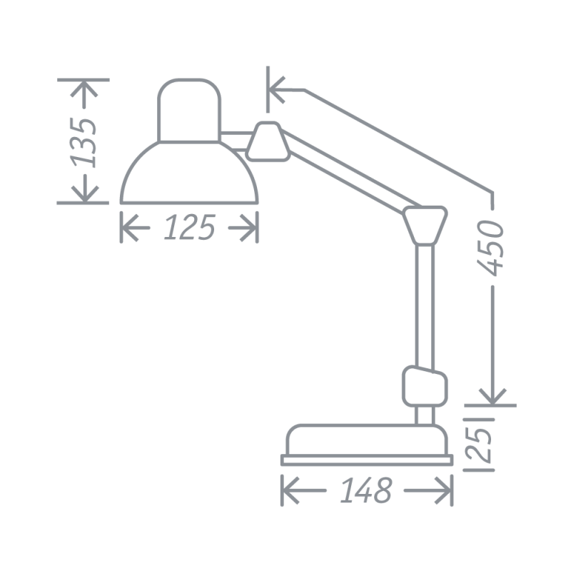 Светильник 61 644 NDF-D023-60W-BL-E27 на основании черн. Navigator 61644