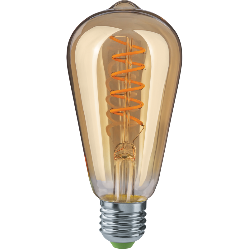 Лампа светодиодная 61 628 NLL-F-ST64-4-230-2.5K-E27-SPIRAL Navigator 61628