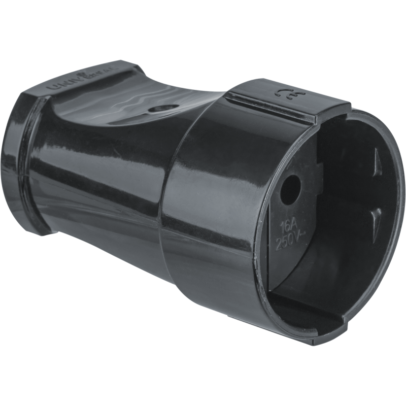 Розетка 61 717 NCA-SK01-10A-X-BL переносная без заземл. черн. Navigator 61717