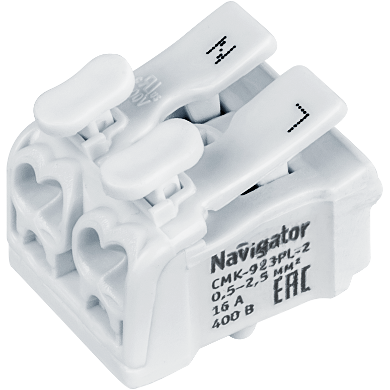 Клемма монтажная 61 690 NTC-CMK-923PL-2-50 (уп.50шт) Navigator 61690