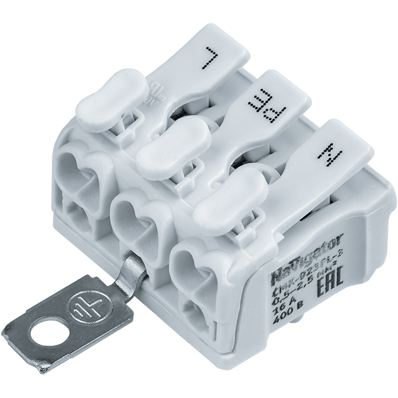 Клемма монтажная 61 692 NTC-CMK-923PLG-3-50 (уп.50шт) Navigator 61692