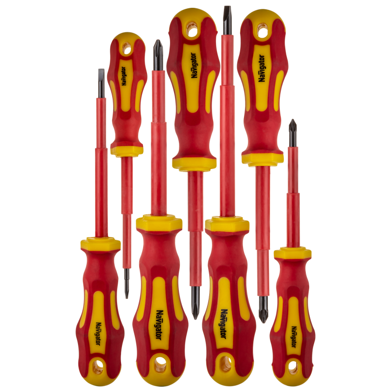 Набор отверток диэлектрических NHT-Оtd01-H7 (7 предметов) Navigator 82354