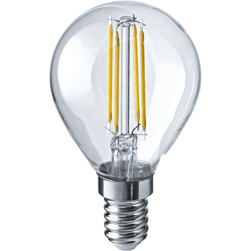 Лампа светодиодная филаментная 80 886 OLL-F-G45-08-230-2.7K-E14 8Вт шар прозрачная 2700К тепл. бел. E14 800лм 220-240В ОНЛАЙТ 80886