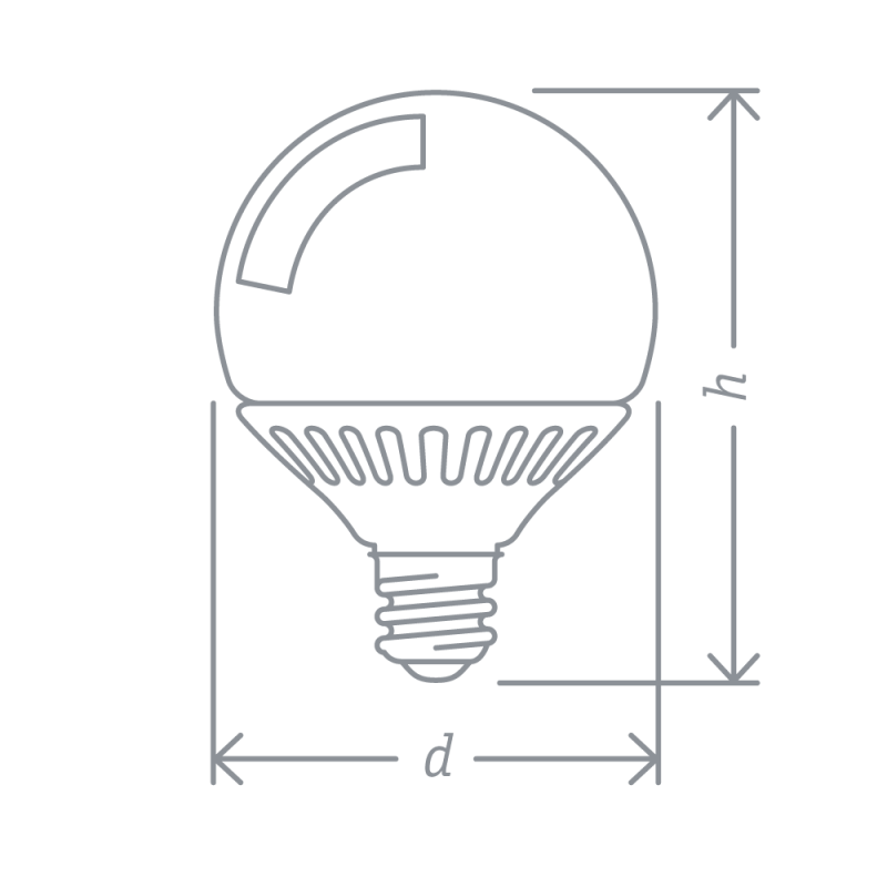 Лампа светодиодная 94 147 NLL-G95-12-230-2.7K-E27 12Вт шар 2700К тепл. бел. E27 1000лм 150-250В Navigator 94147