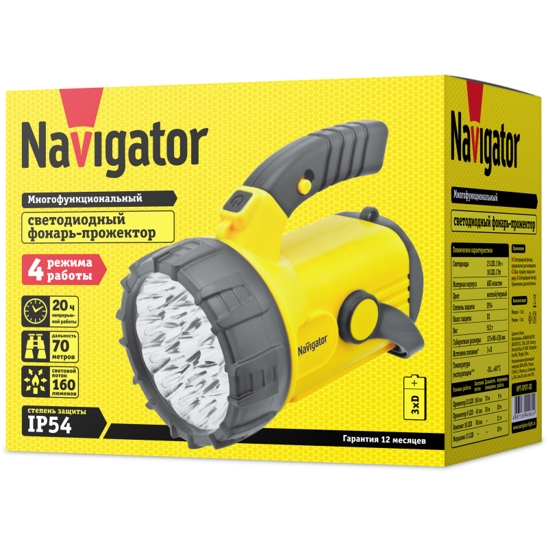 Фонарь 94 961 NPT-SP07-3D Navigator 94961