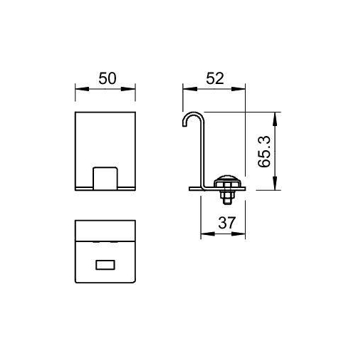 Зажим для ответвл. оцинк. LAS 60 FT OBO 6221378