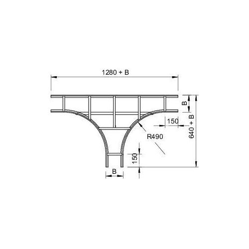 Секция Т-образная 60x600 горячий цинк (LT 660 VS FT)